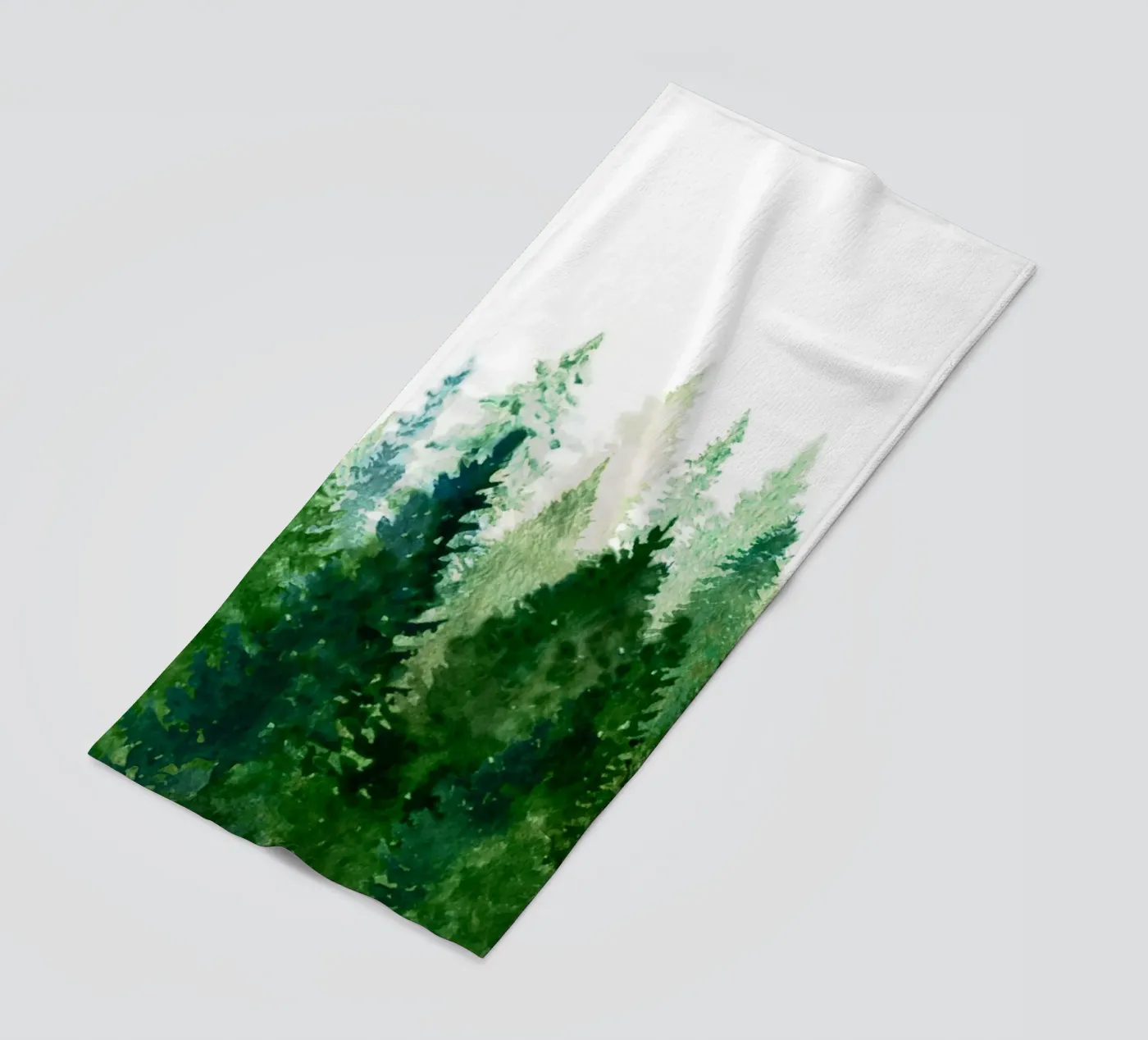 Pine Trees 2 beach towel by Nadjaa