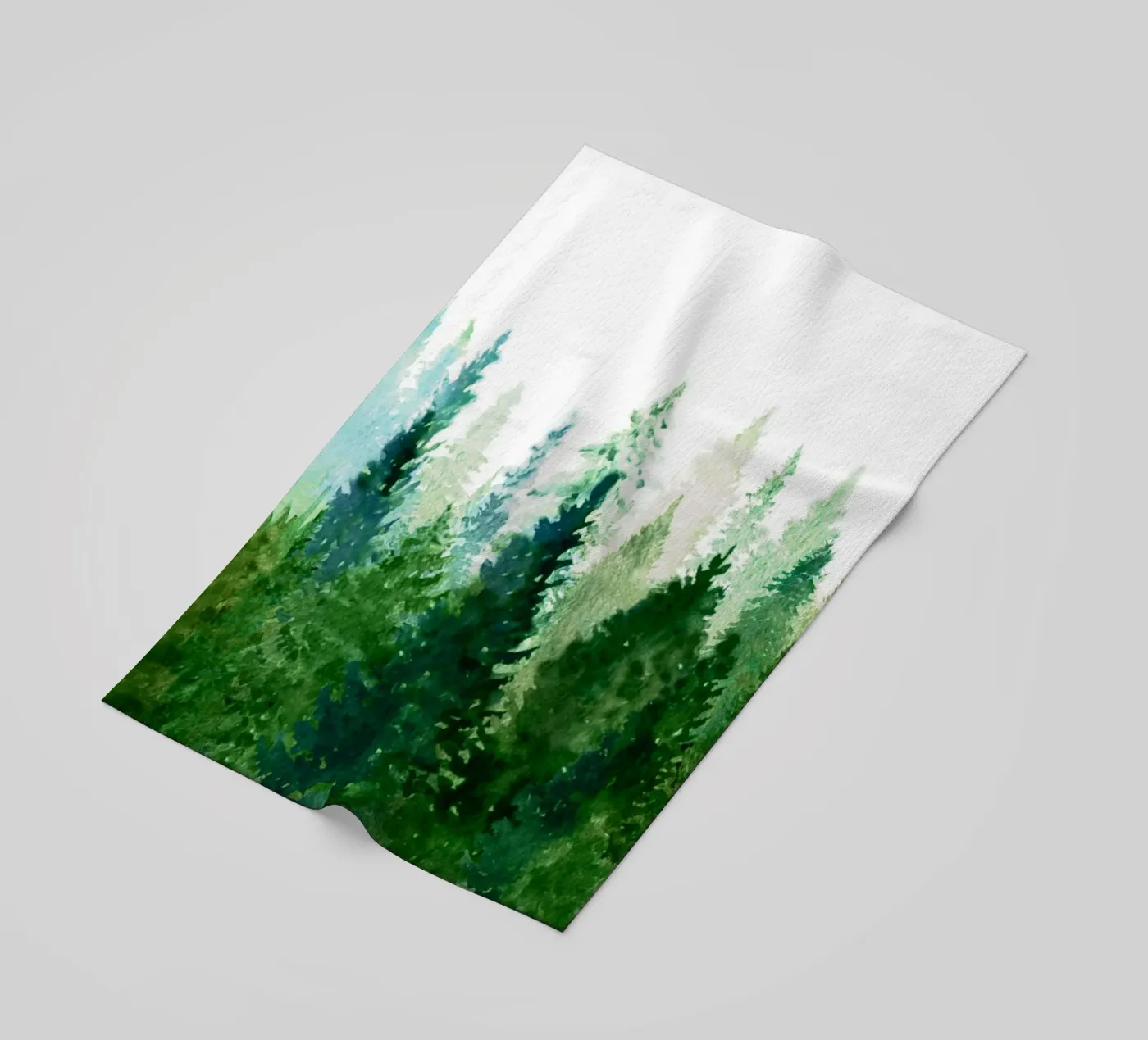 Pine Trees 2 strandhanddoek van Nadjaa