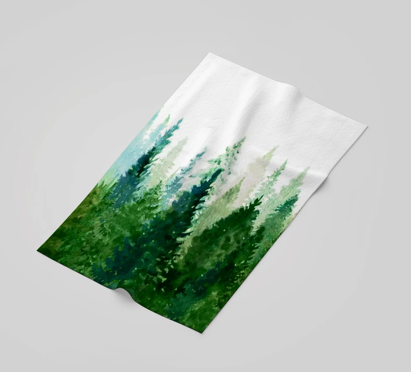 Pine Trees 2 beach towel by Nadjaa