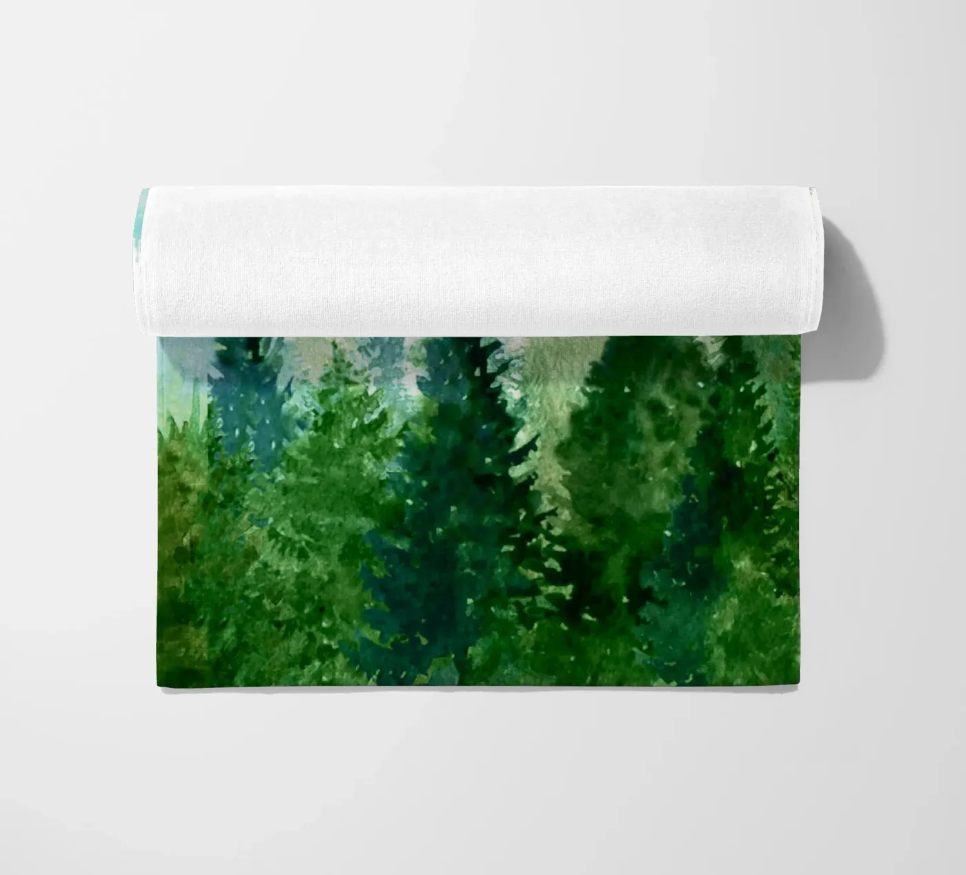 Pine Trees 2 beach towel by Nadjaa