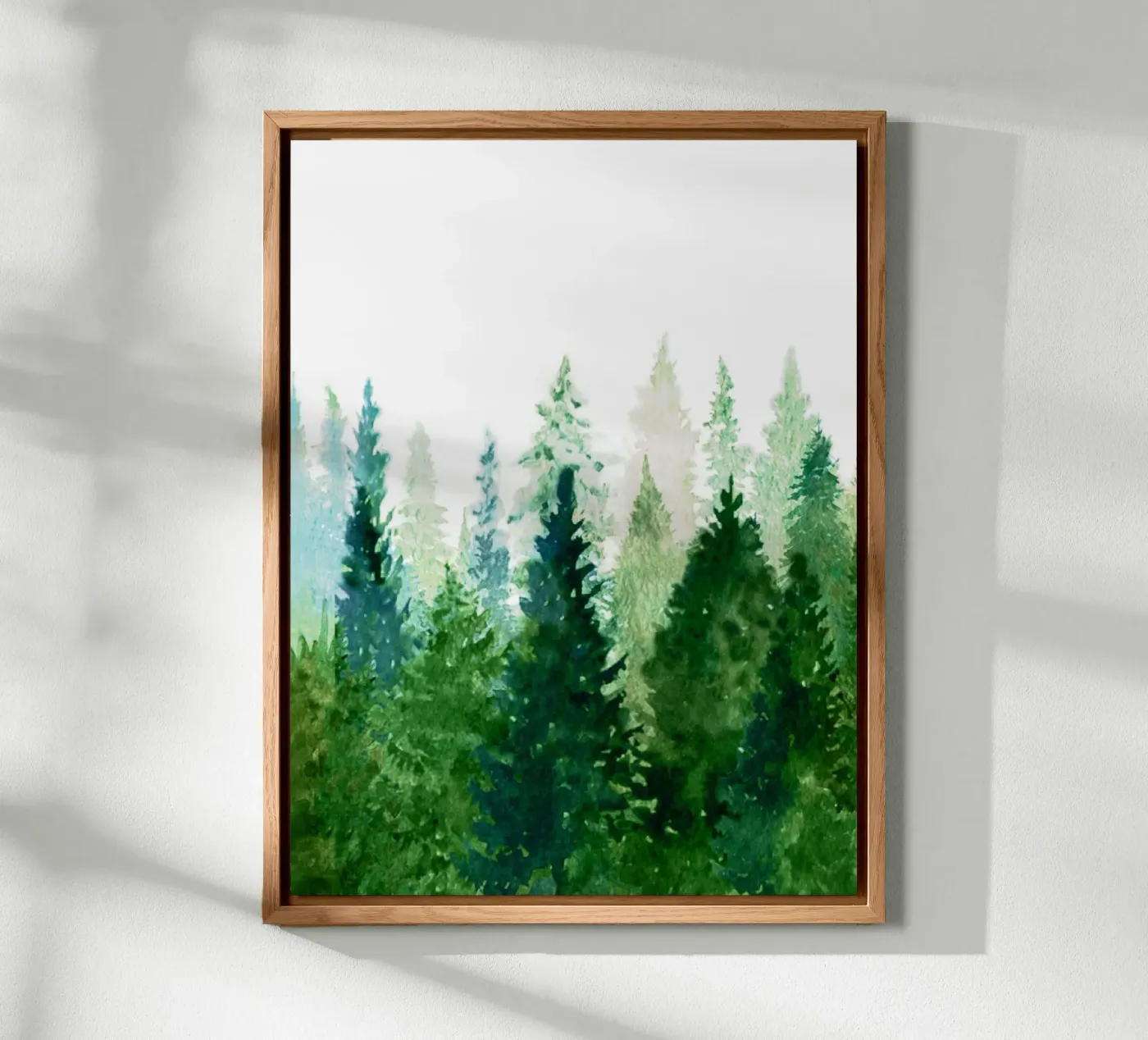 Pine Trees 2 forex plate by Nadjaa