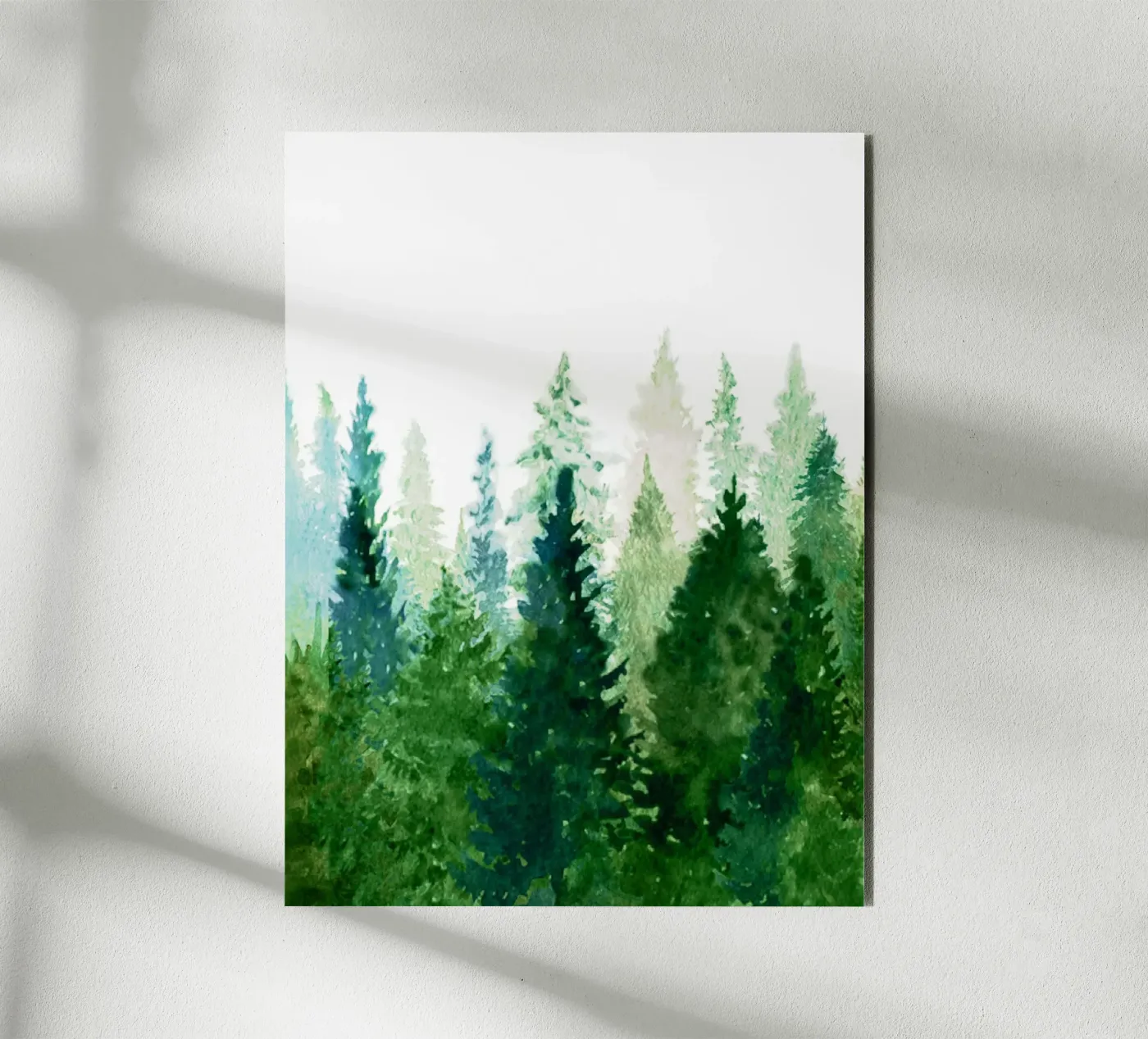 Pine Trees 2 forex plate by Nadjaa