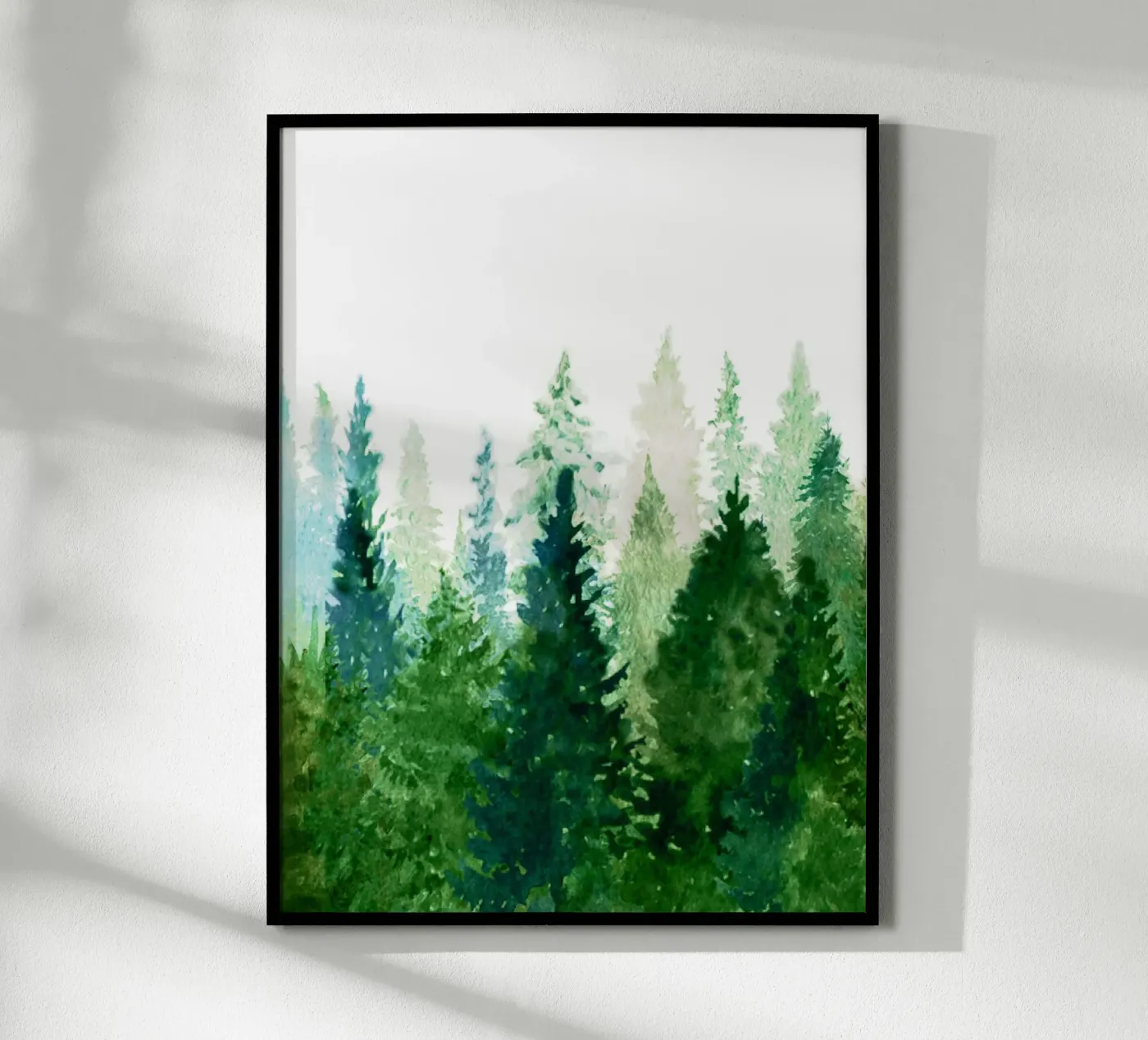 Pine Trees 2 poster van Nadjaa
