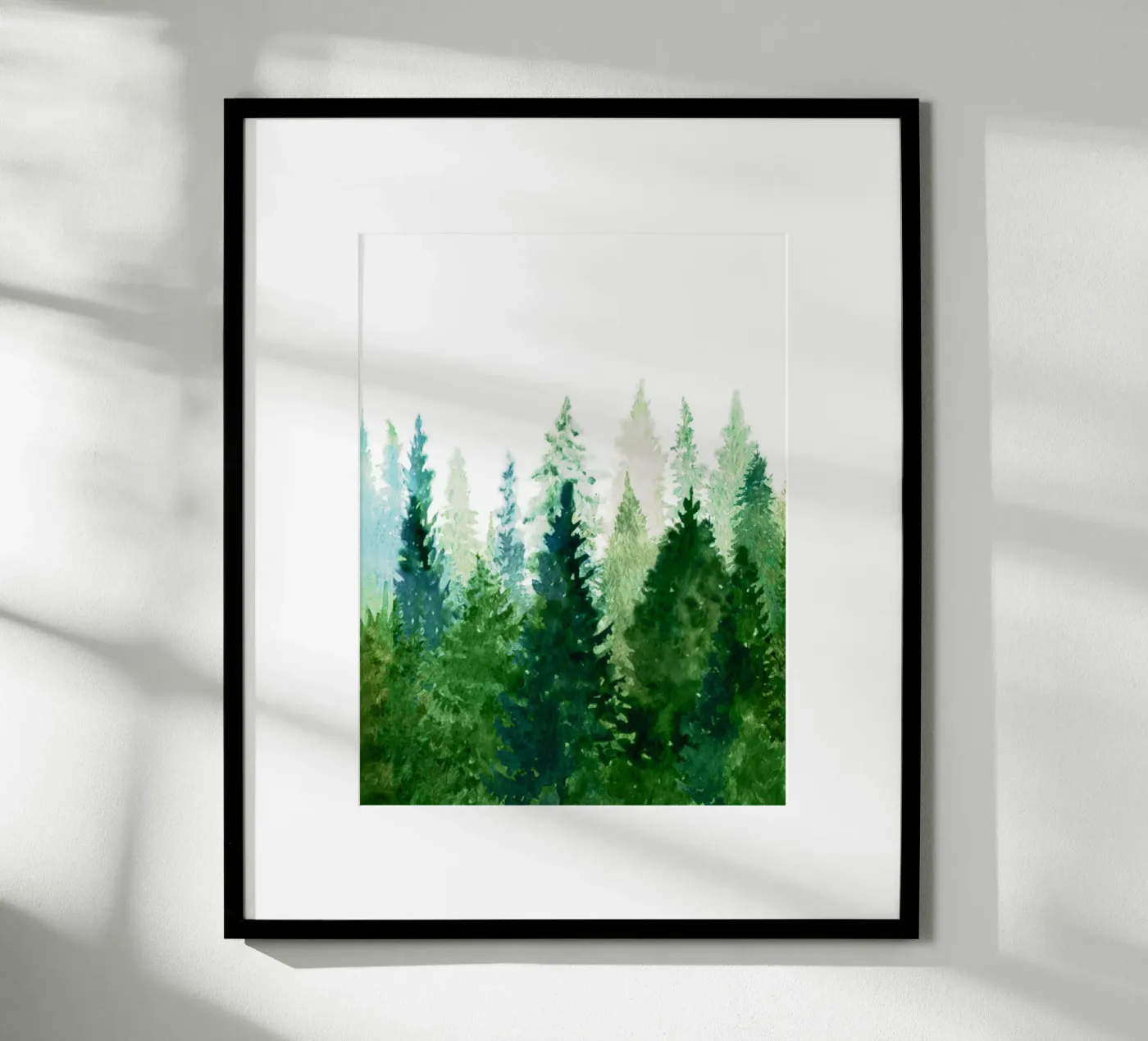 Pine Trees 2 poster van Nadjaa