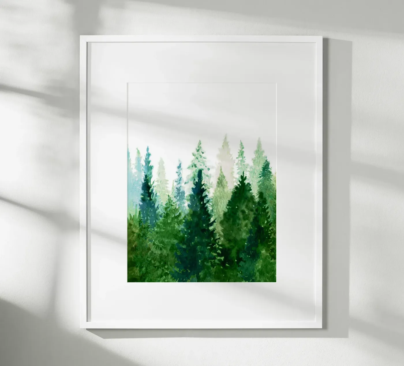Pine Trees 2 poster van Nadjaa