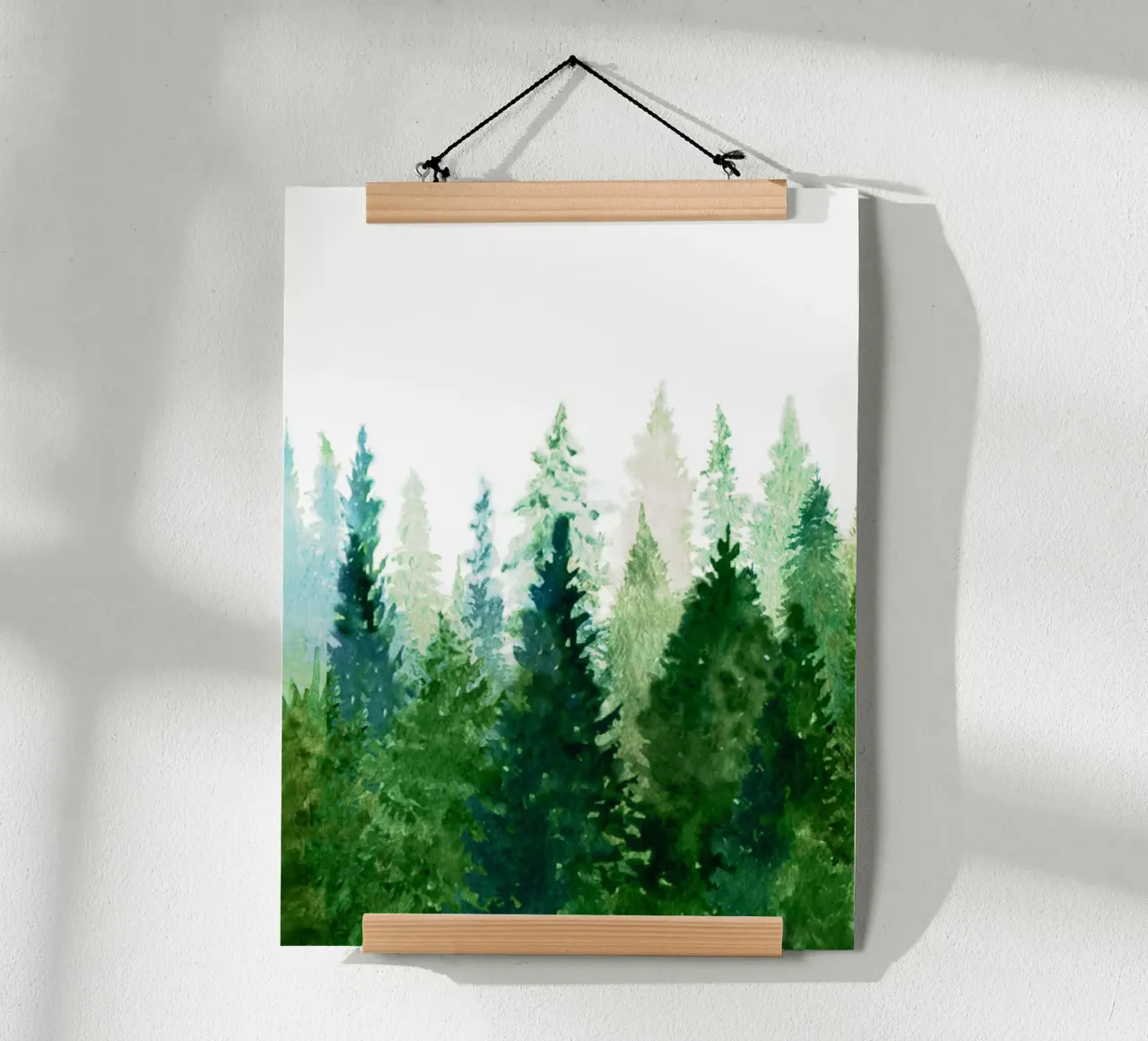 Pine Trees 2 poster da Nadjaa