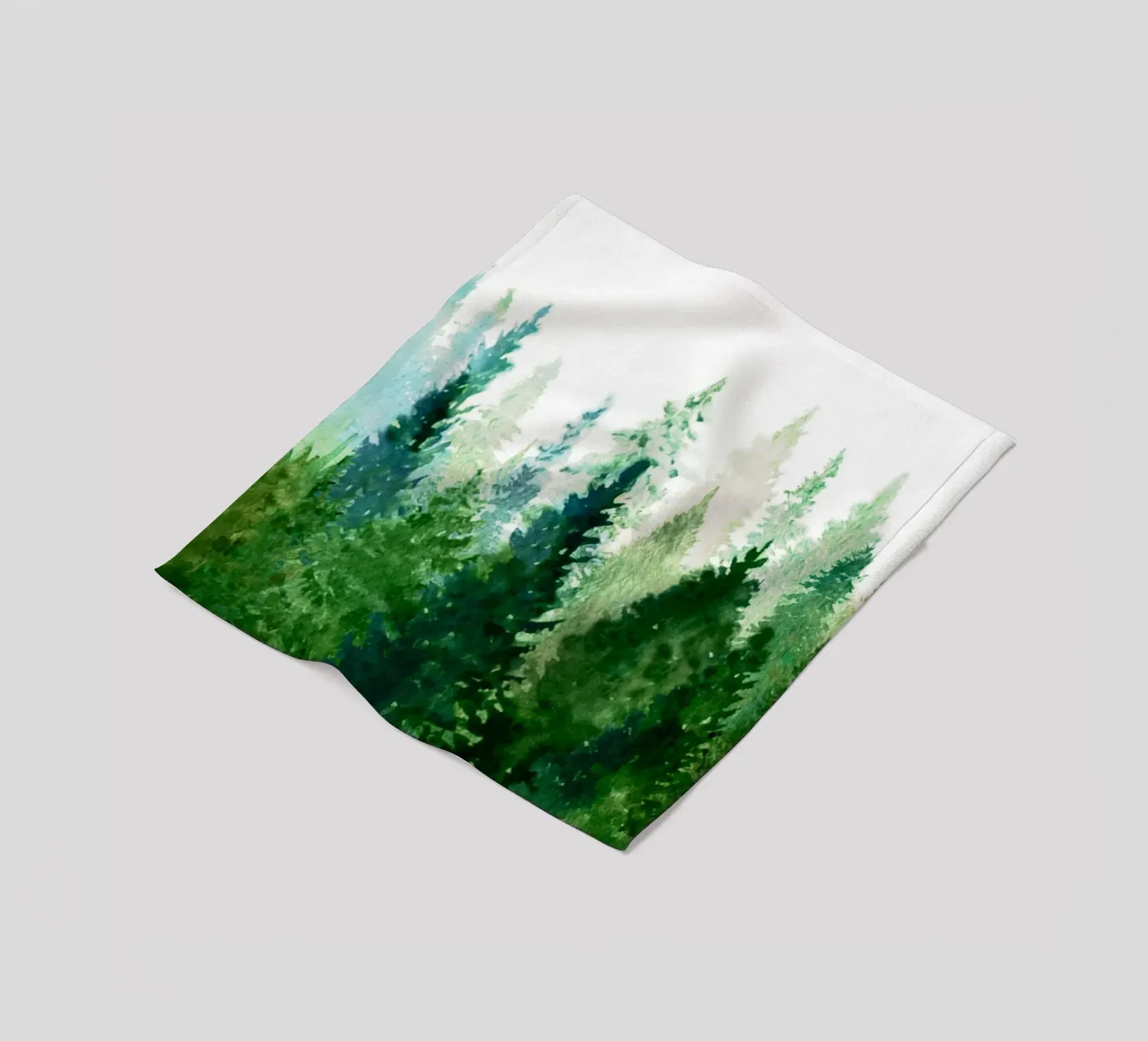 Pine Trees 2 fleecedeken van Nadjaa