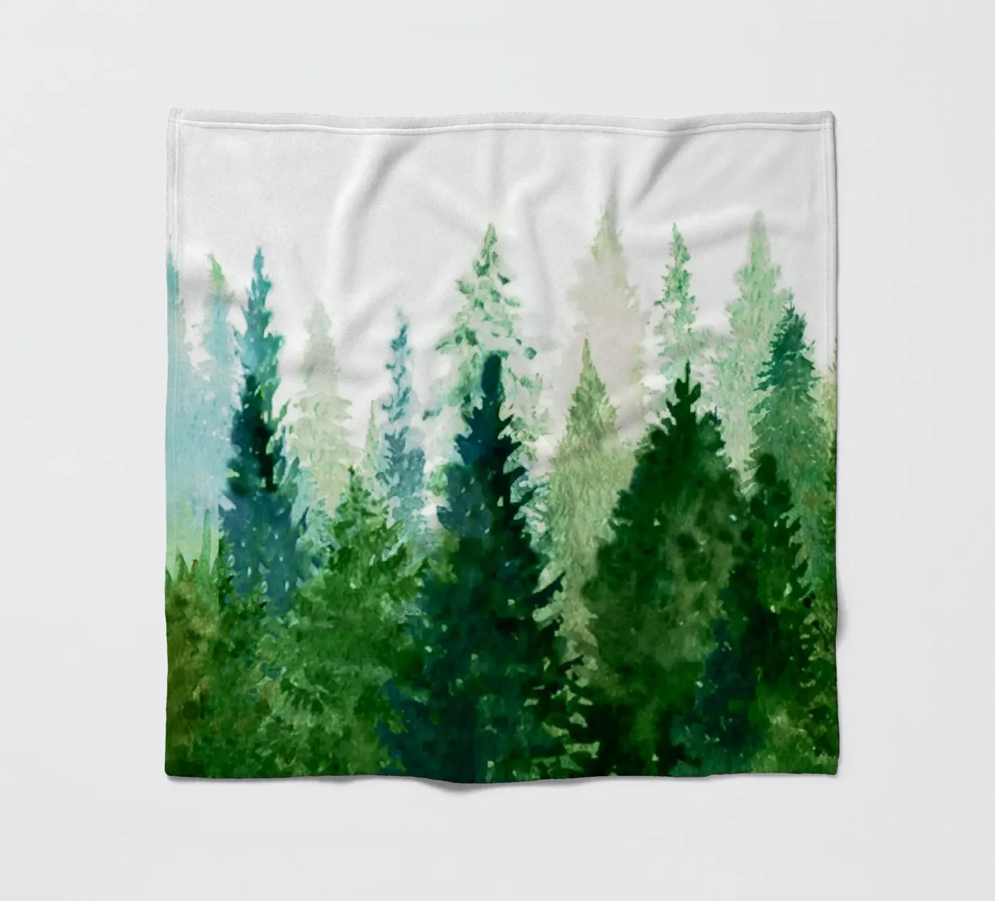 Pine Trees 2 fleecedeken van Nadjaa