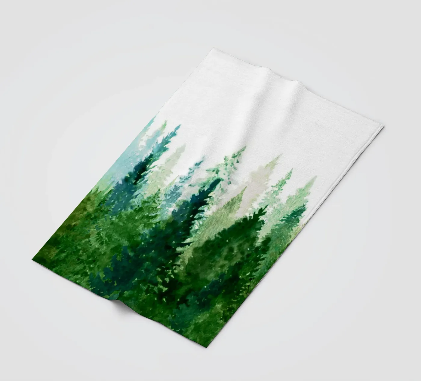 Pine Trees 2 fleecedeken van Nadjaa