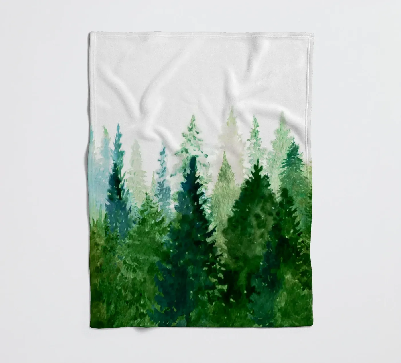 Pine Trees 2 Fleecedecke von Nadjaa