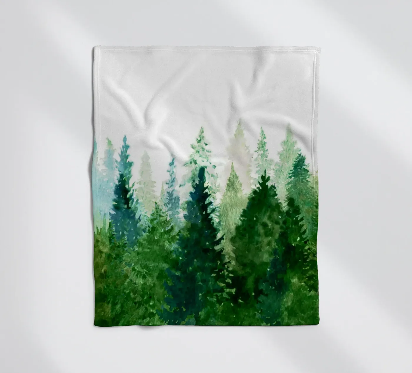 Pine Trees 2 Fleecedecke von Nadjaa