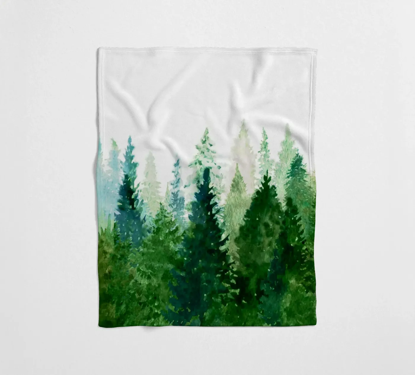 Pine Trees 2 Fleecedecke von Nadjaa