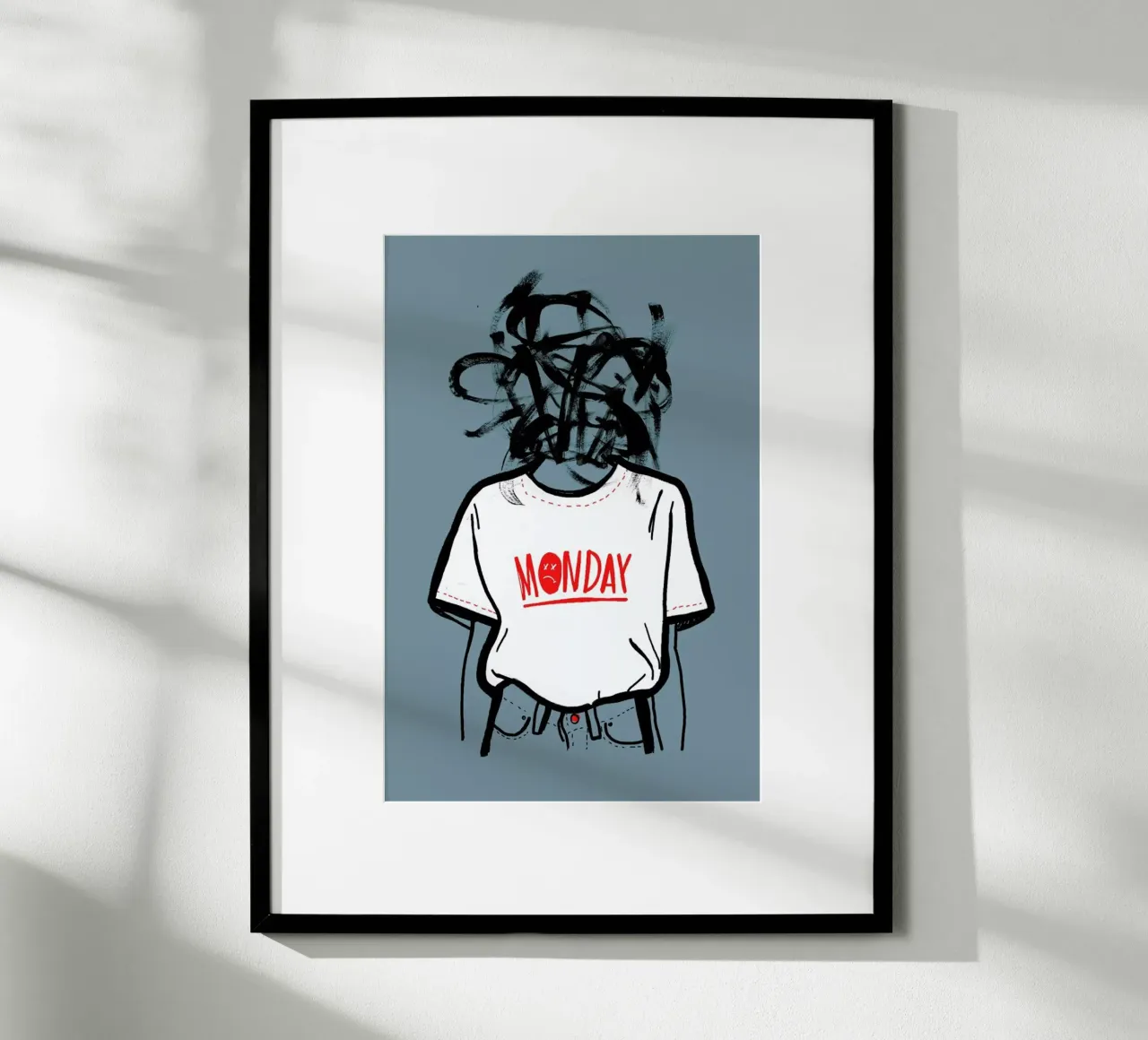 Monday poster van Doozal