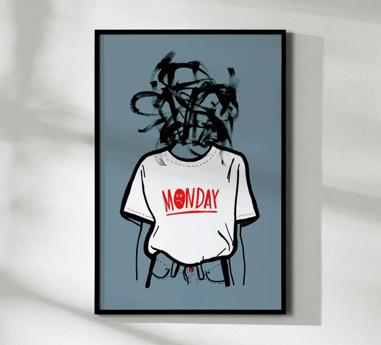 Monday poster van Doozal