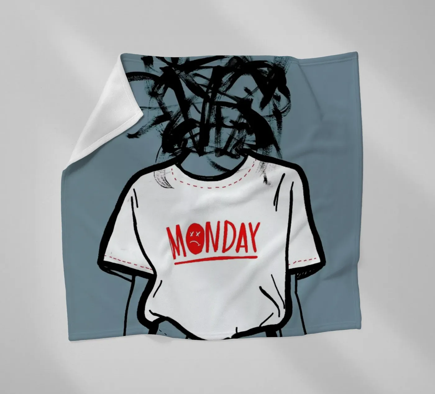 Monday fleecedeken van Doozal