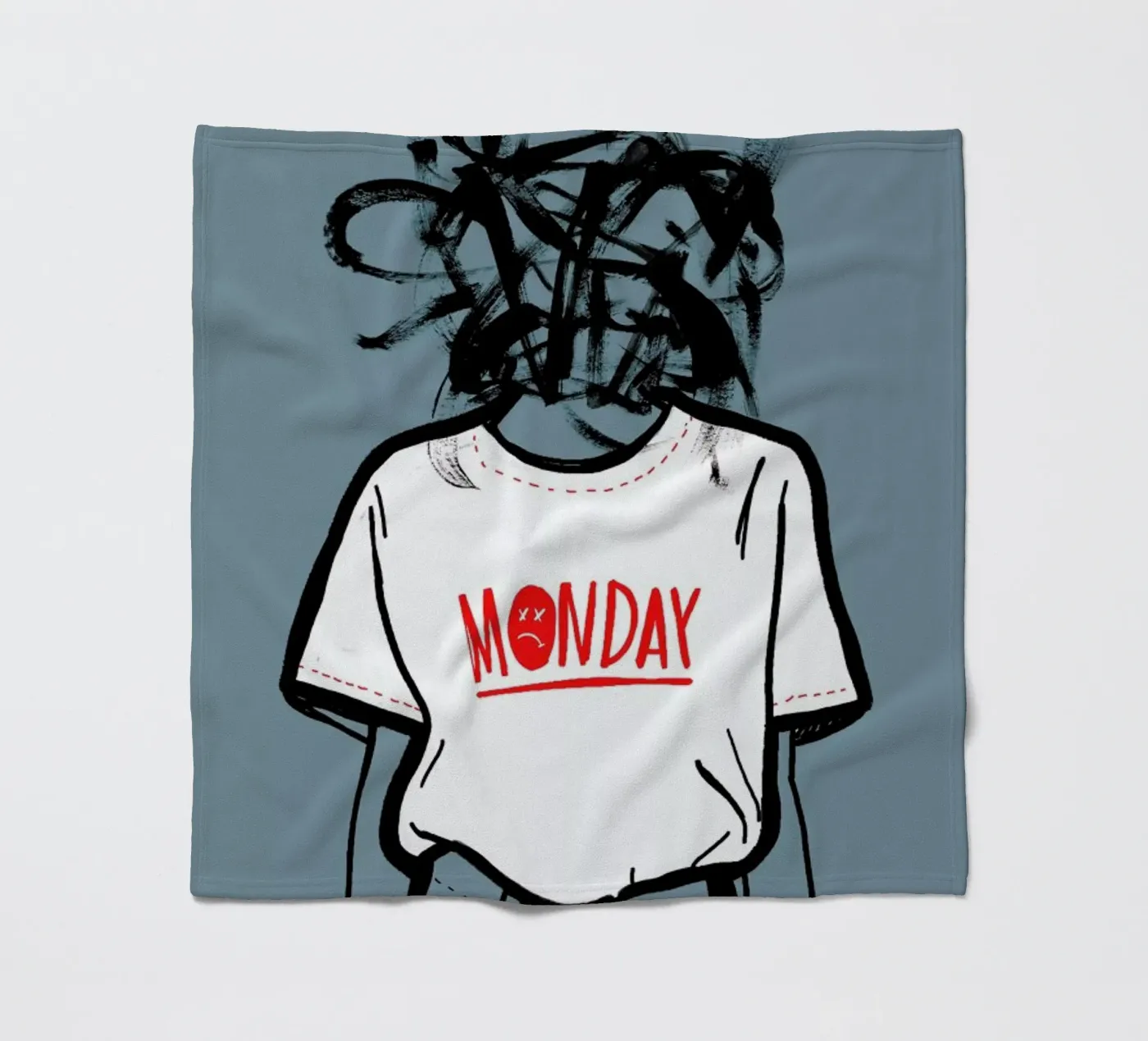Monday fleecedeken van Doozal