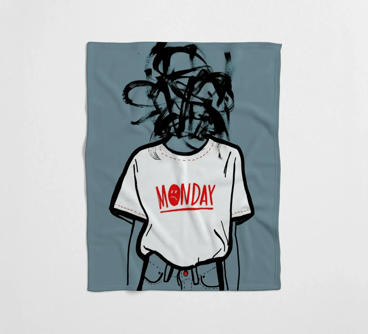Monday fleecedeken van Doozal