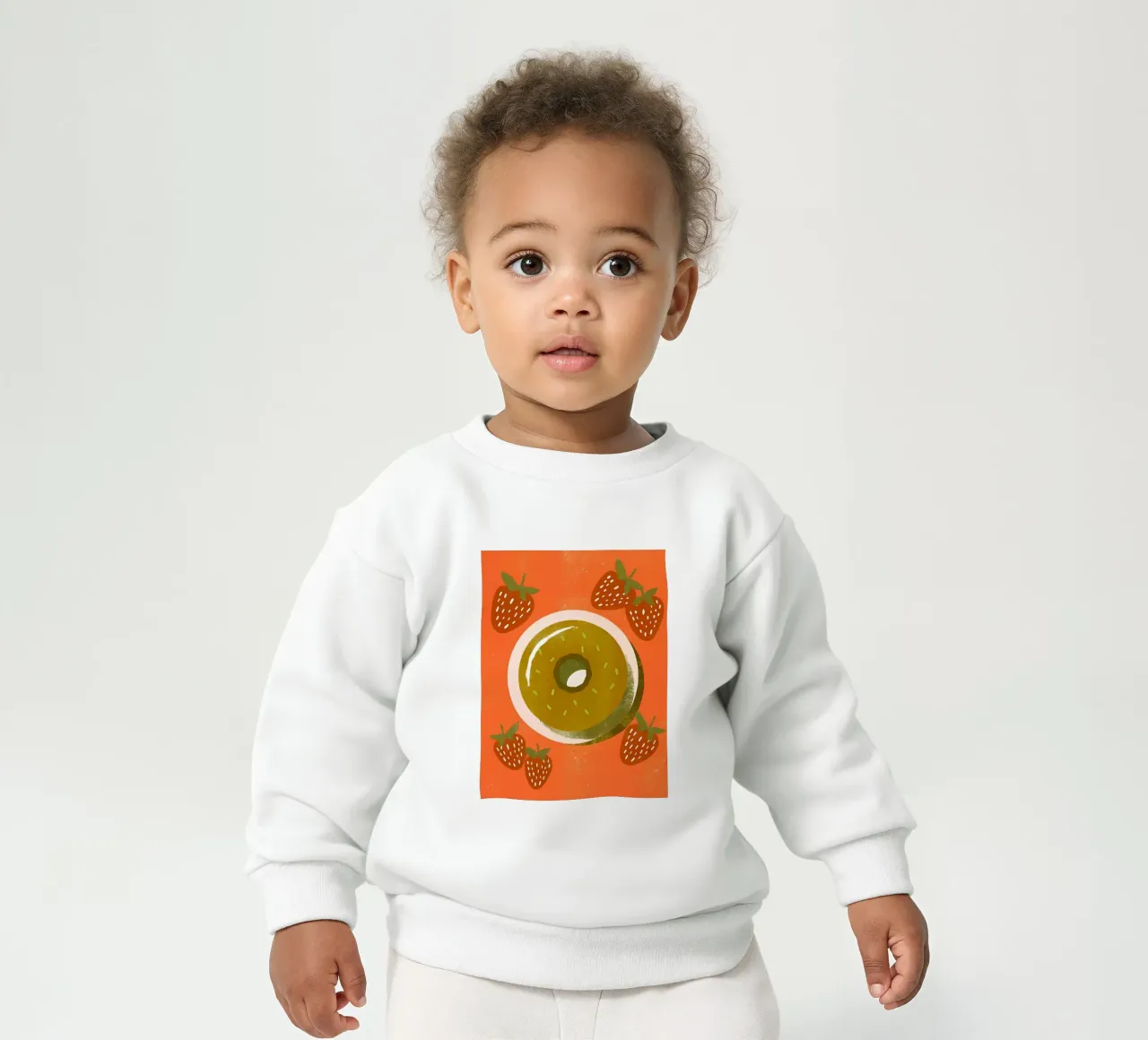 Ciambelle Retro Pop felpa neonato da THE LATEST SHOP