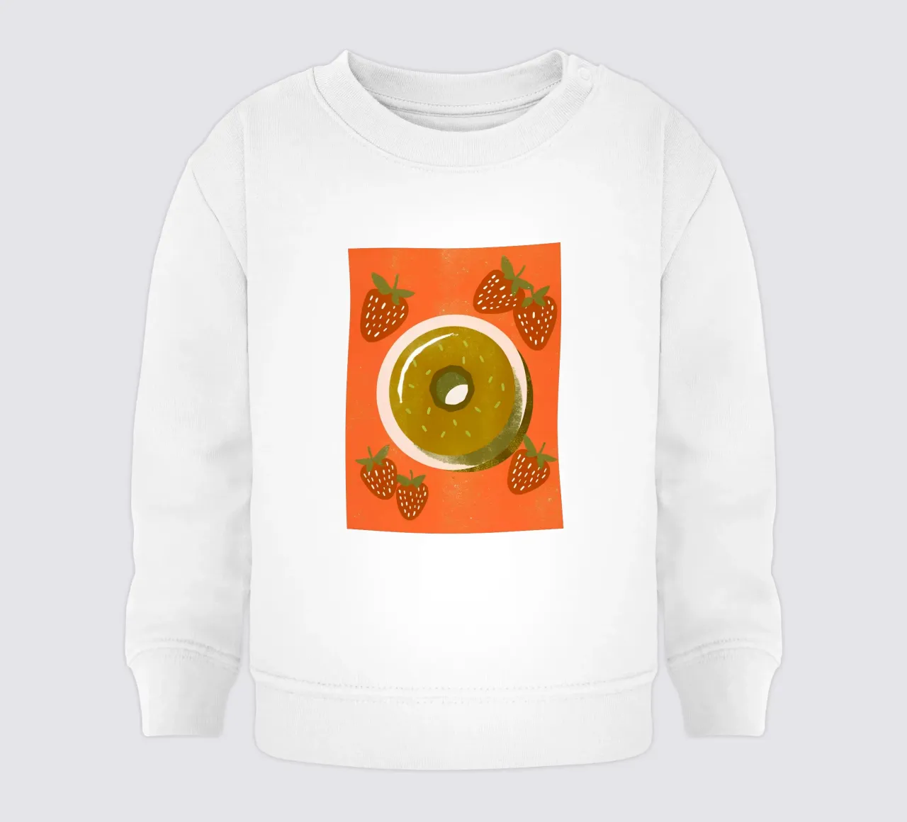 Ciambelle Retro Pop felpa neonato da THE LATEST SHOP