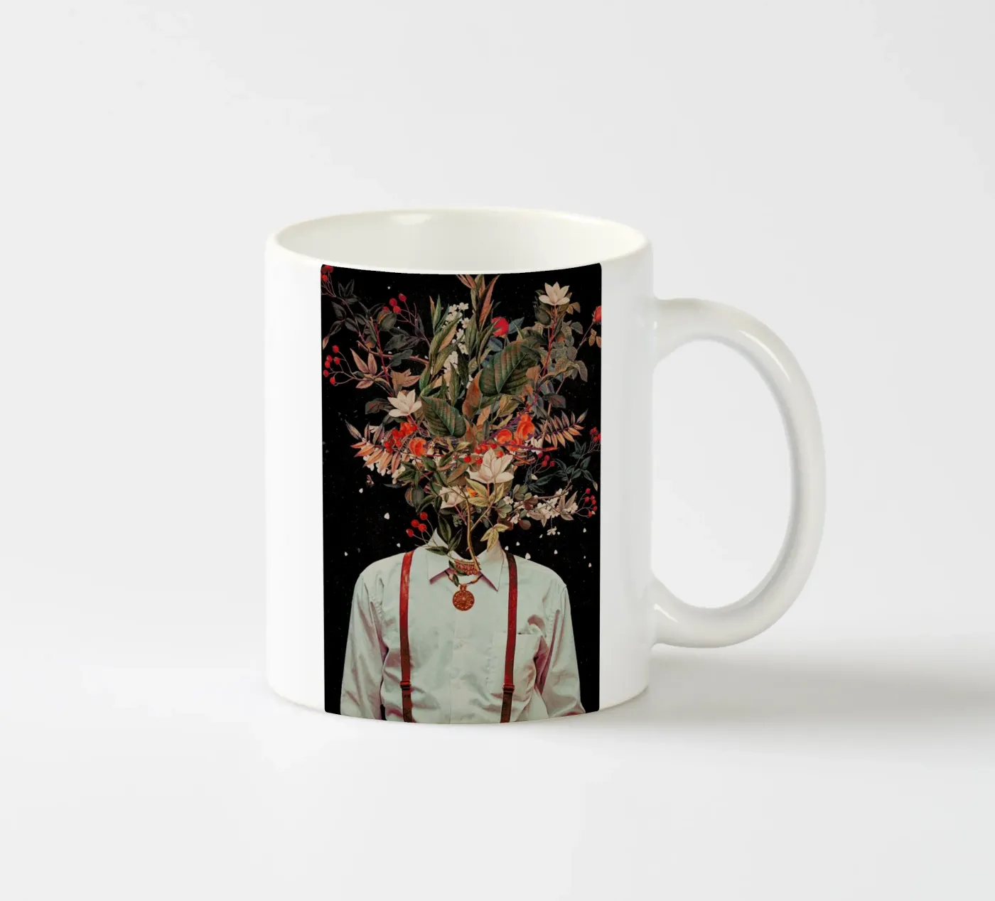 Foliage ceramic mug by Frank Moth