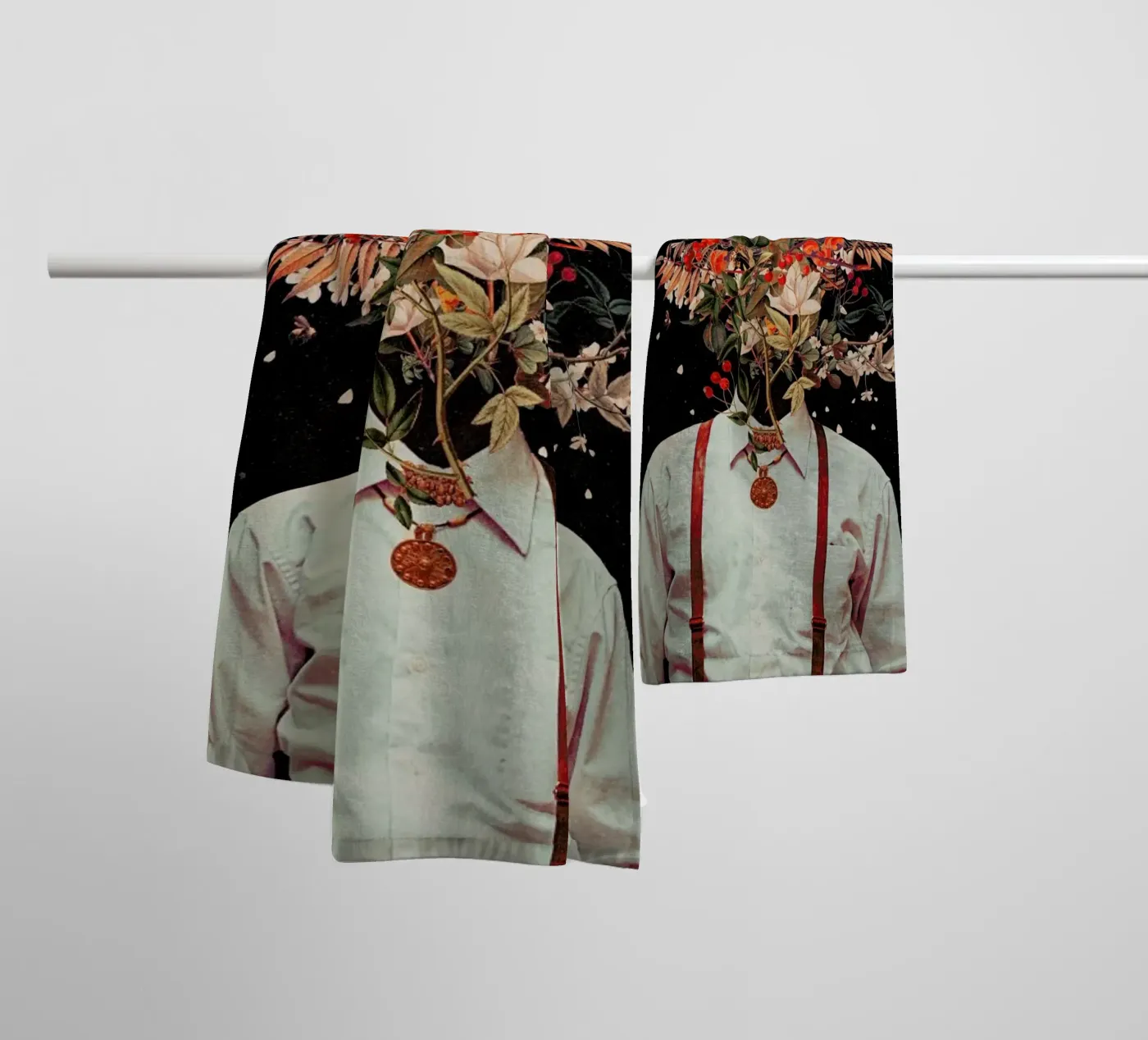 Foliage badhanddoek van Frank Moth