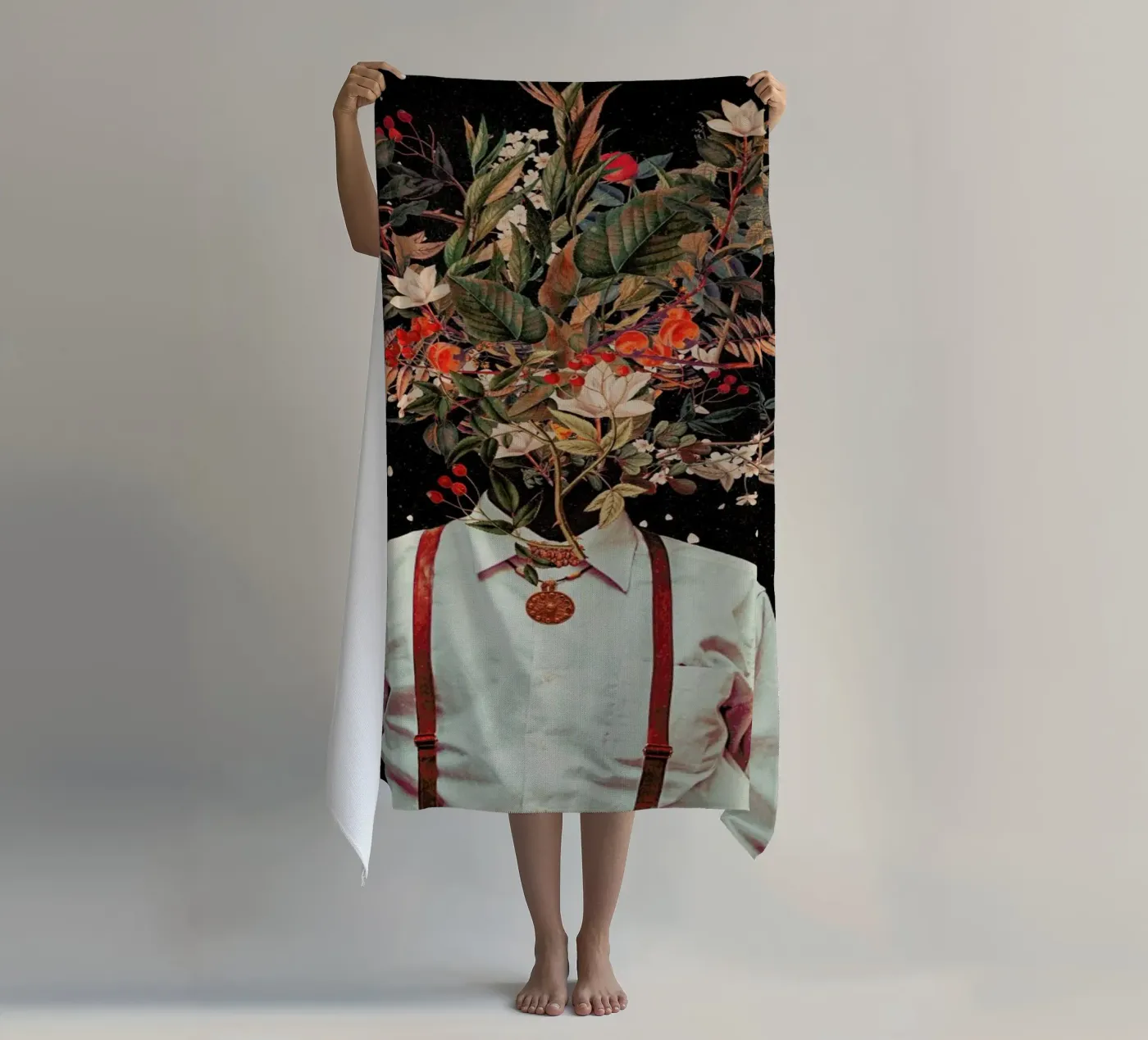 Foliage strandhanddoek van Frank Moth