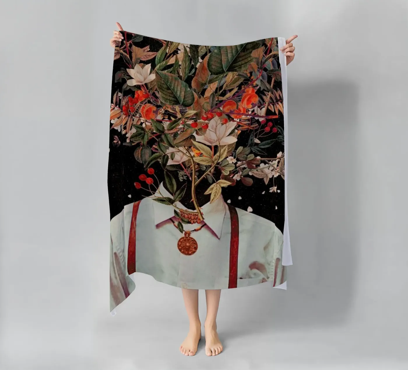 Foliage strandhanddoek van Frank Moth