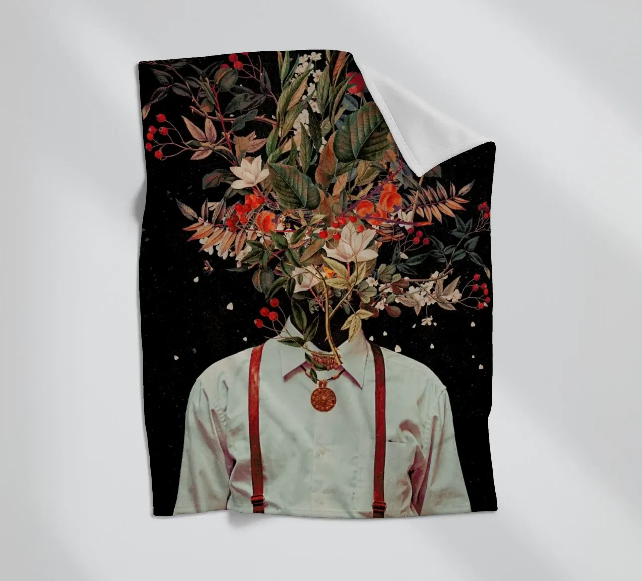 Foliage Fleecedecke von Frank Moth