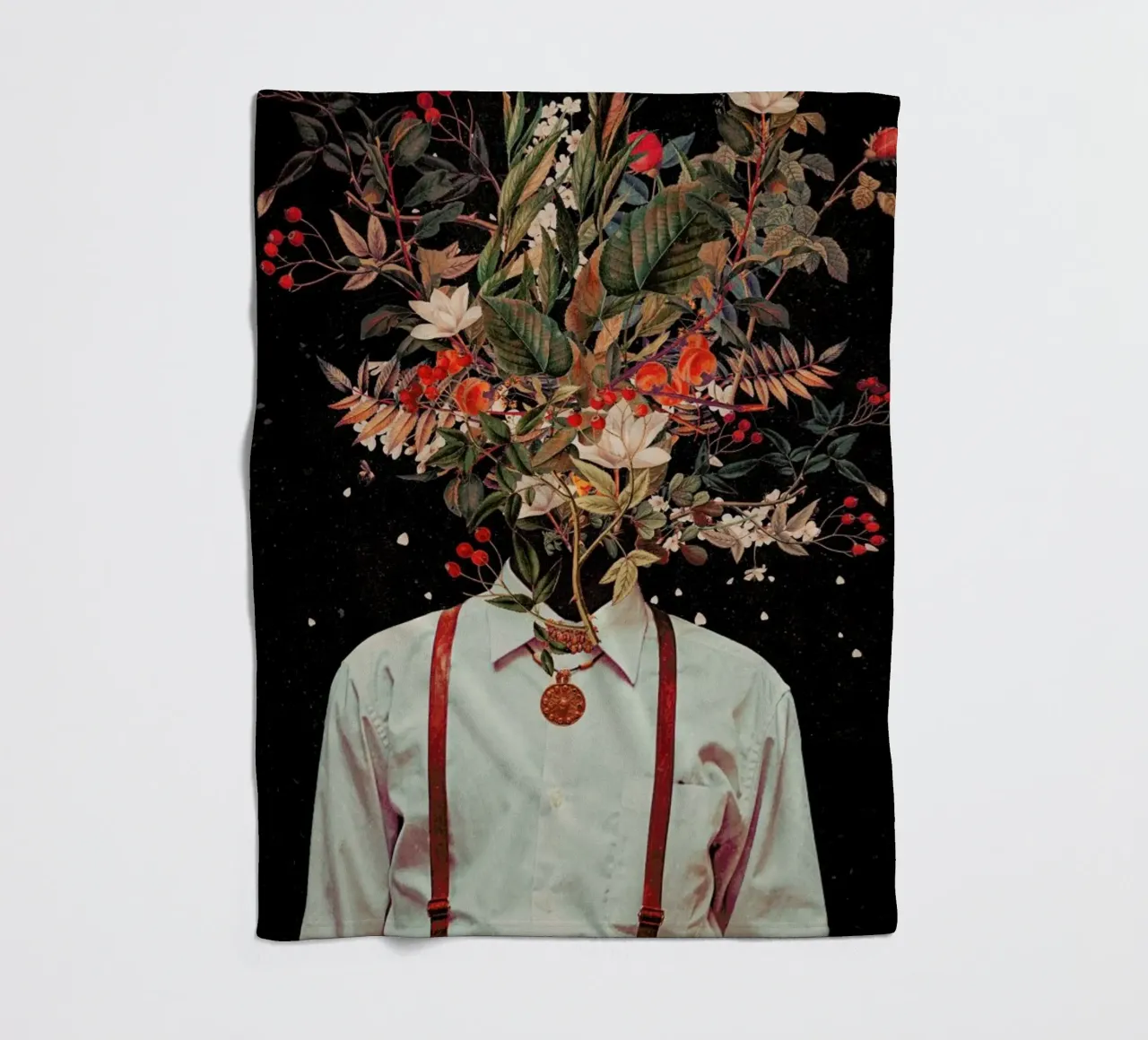 Foliage Fleecedecke von Frank Moth