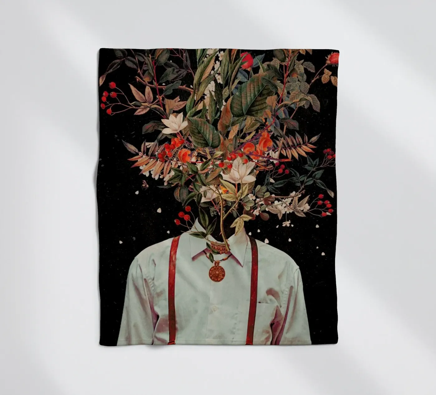 Foliage Fleecedecke von Frank Moth