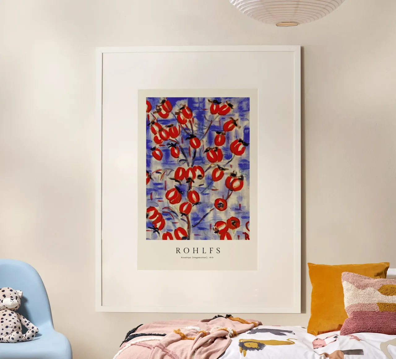 Rohlfs - Rosehips poster con telaio in plastica da ARTOTHEK