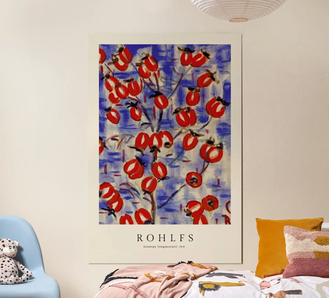 Rohlfs - Rosehips poster con telaio in plastica da ARTOTHEK