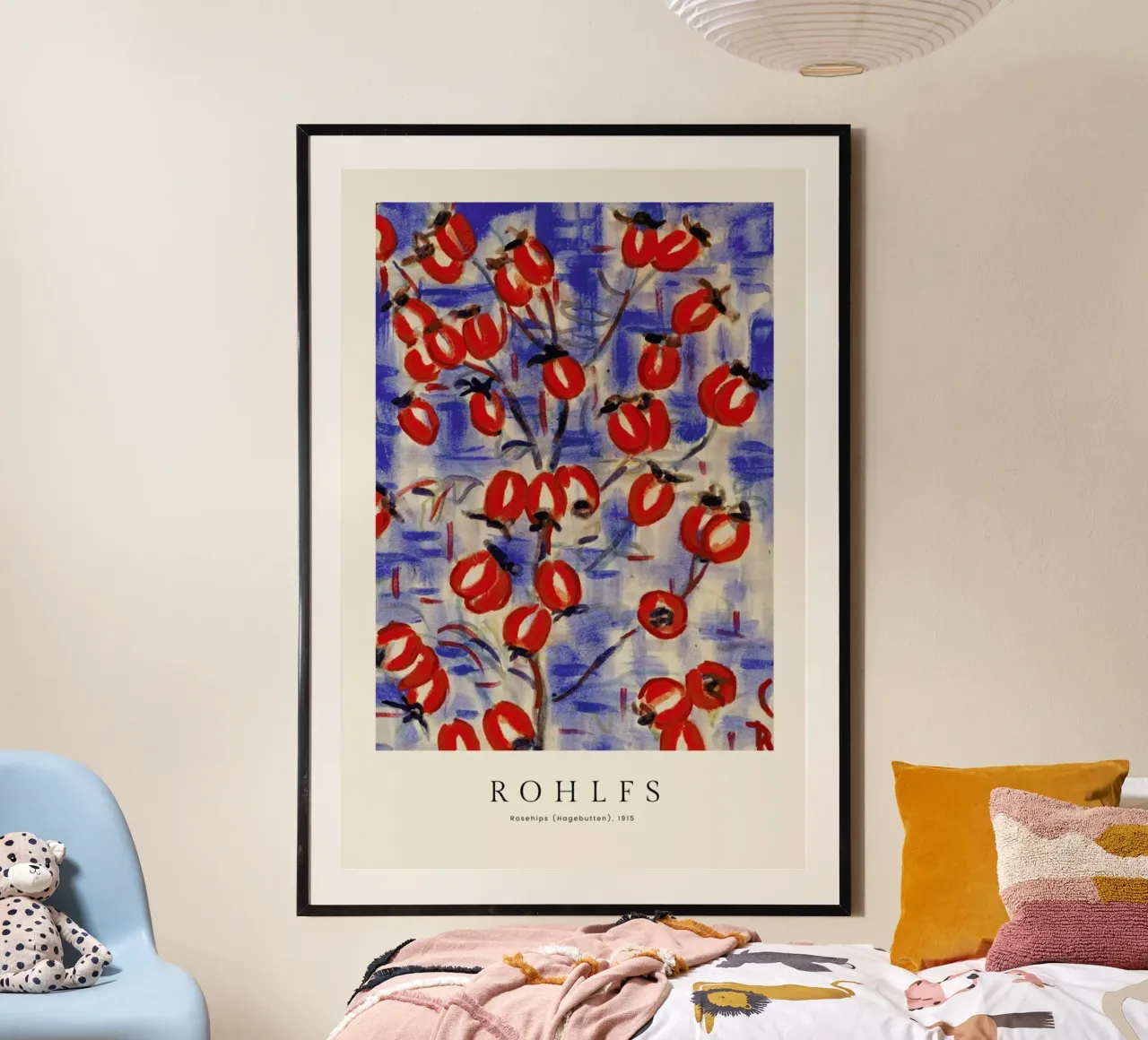 Rohlfs - Rosehips poster con telaio in plastica da ARTOTHEK