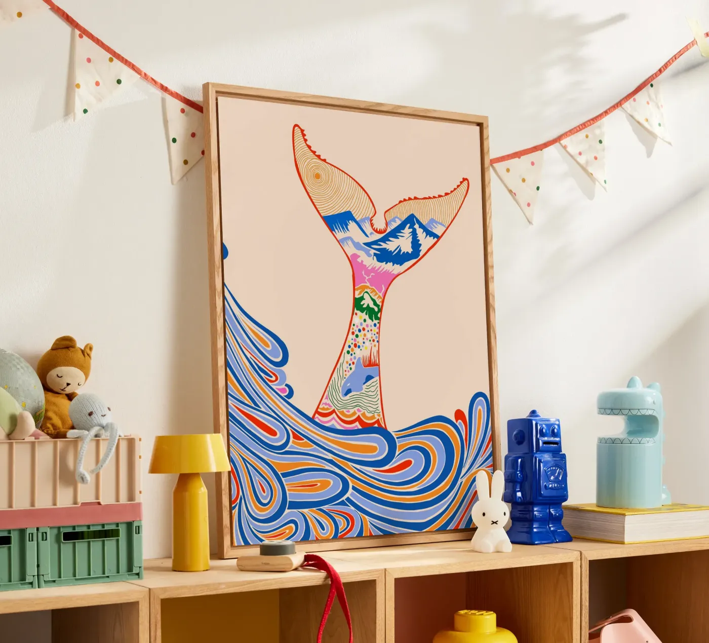 Feeling Blue Acryl-Glas von Kintsugi99