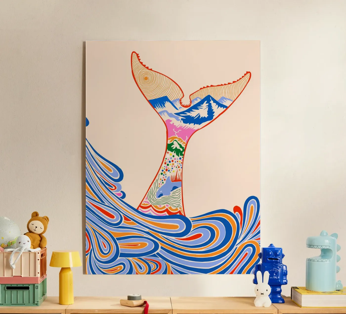 Feeling Blue Acryl-Glas von Kintsugi99