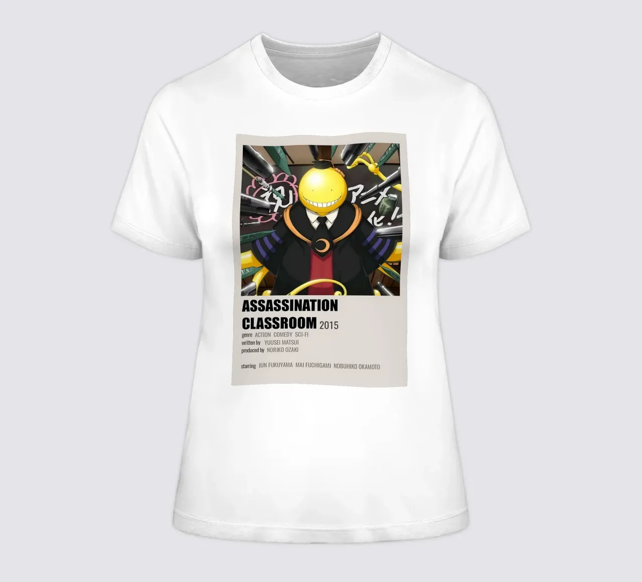 ASSASSINATION CLASSROOM 2015 women's fitted t-shirt by Totoya