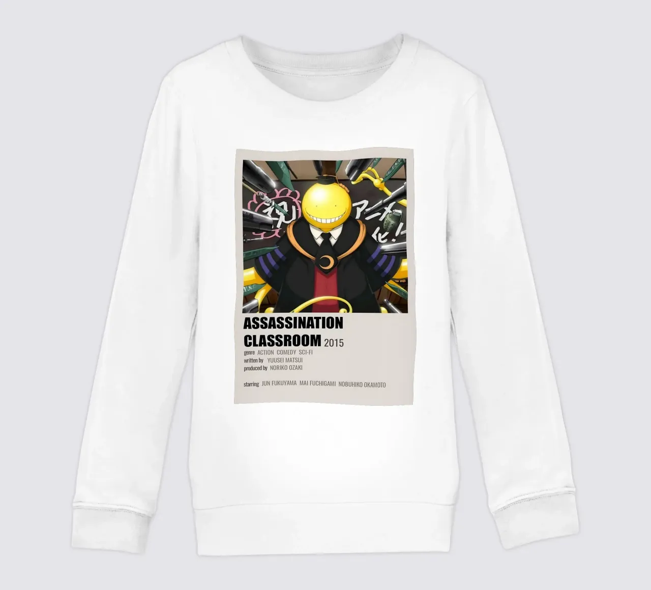 ASSASSINATION CLASSROOM 2015 kids sweatshirt by Totoya