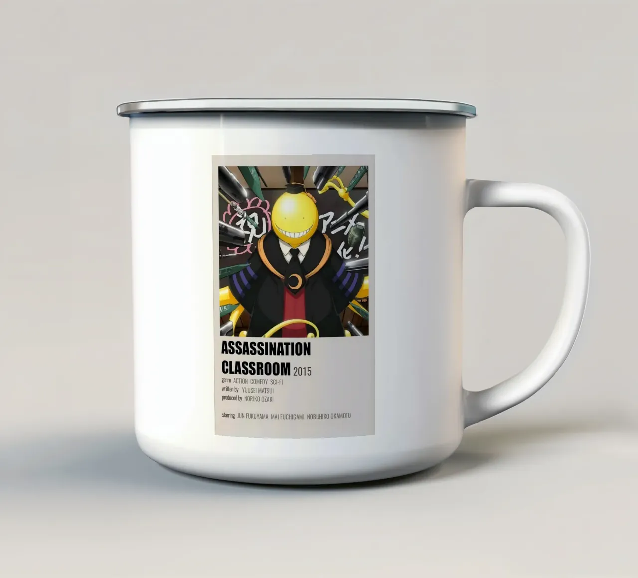 ASSASSINATION CLASSROOM 2015 tazza in smalto da Totoya