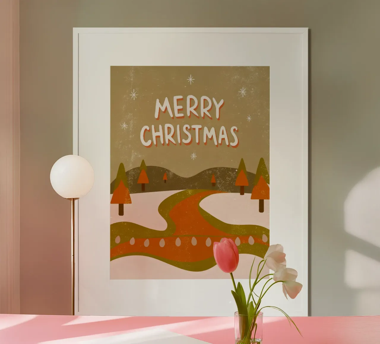 Buon Natale Retro Pop poster da THE LATEST SHOP