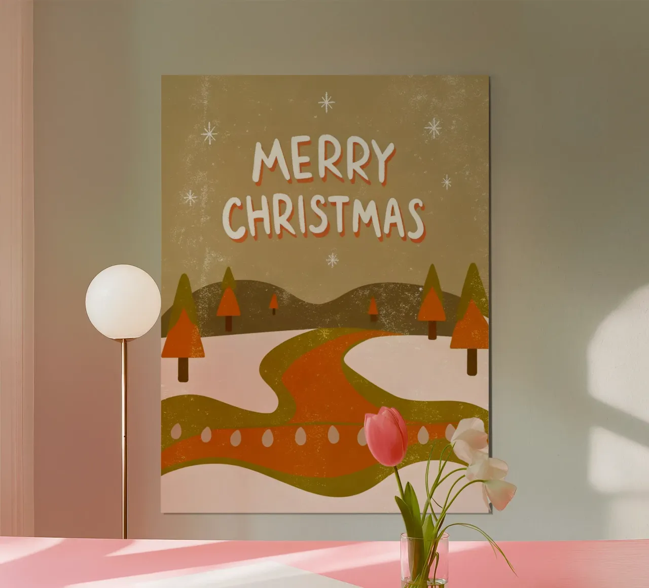 Buon Natale Retro Pop poster da THE LATEST SHOP