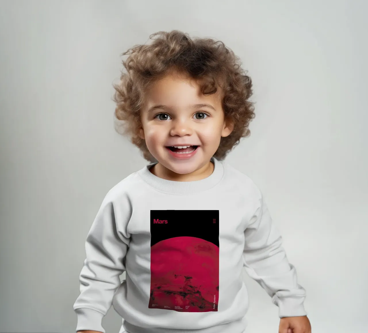 Mars felpa neonato da Florent Bodart