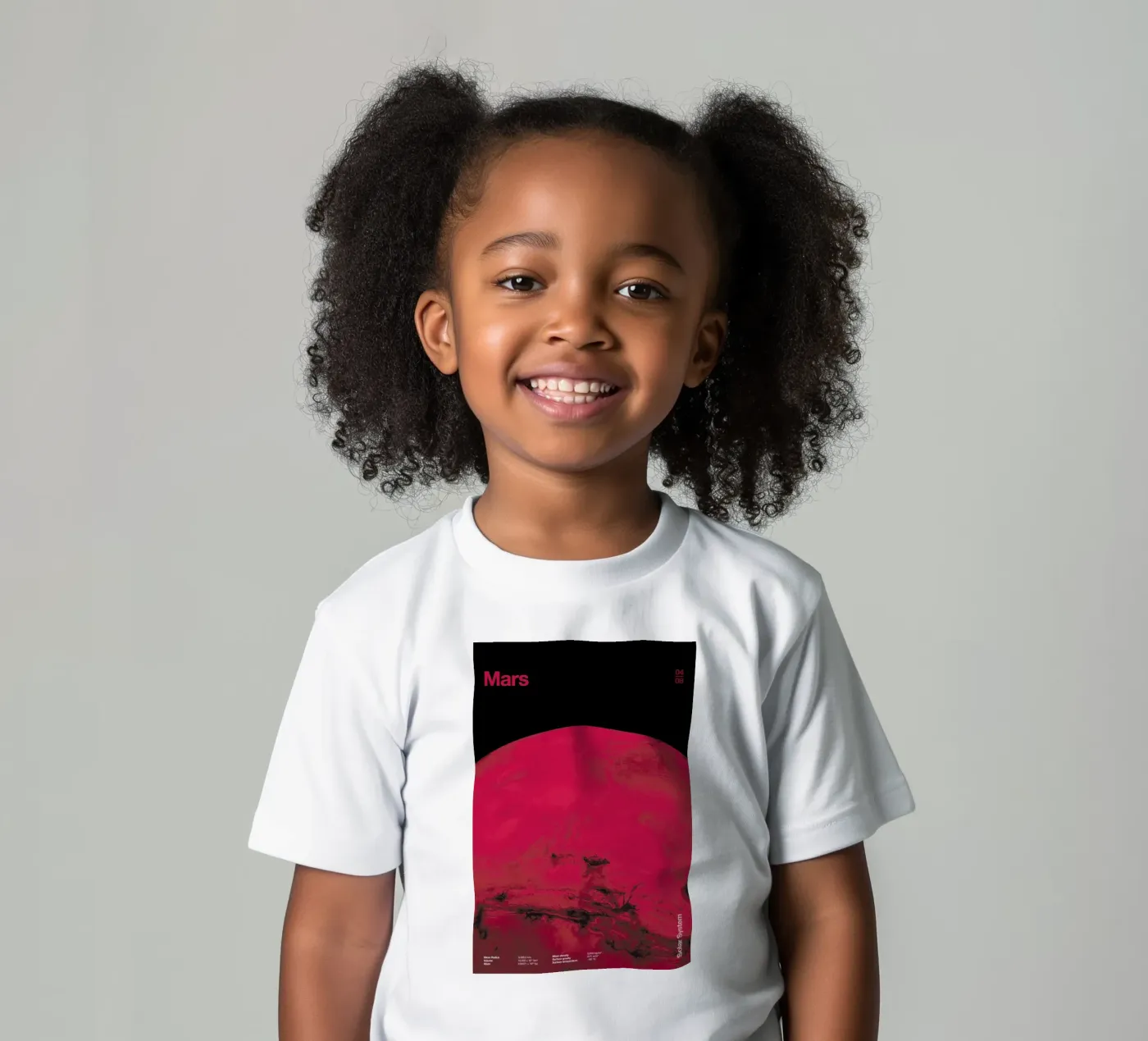 Mars Kinder T-Shirt von Florent Bodart