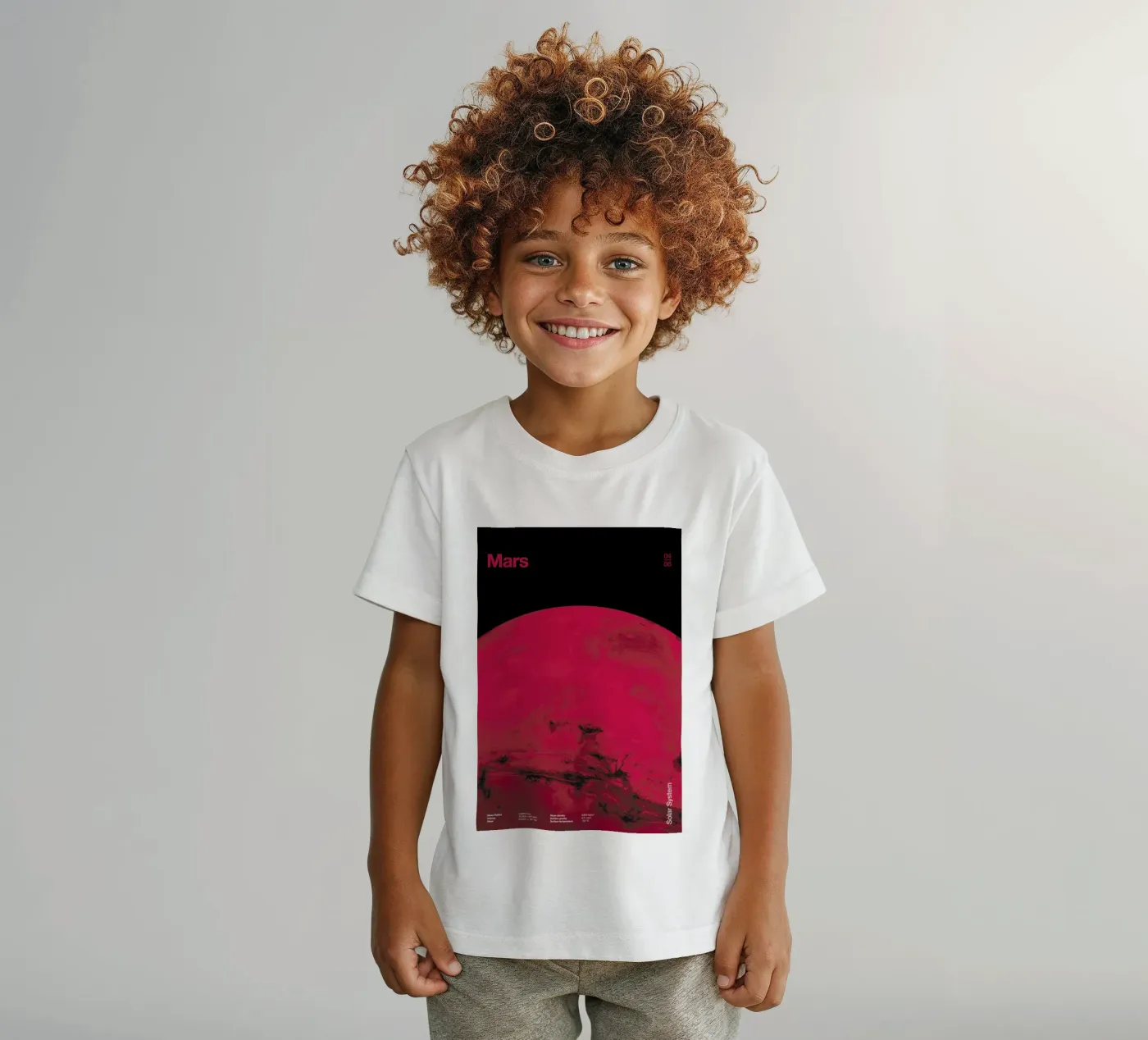 Mars t-shirt bambini da Florent Bodart