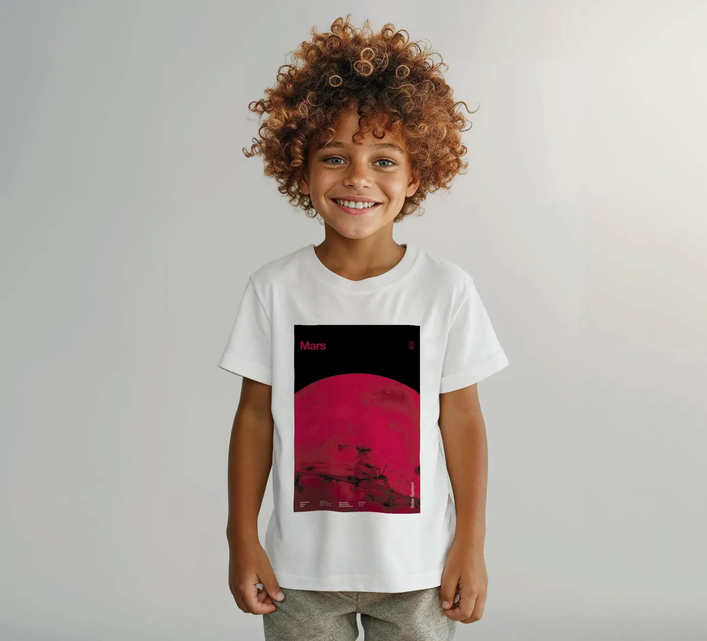 Mars Kinder T-Shirt von Florent Bodart