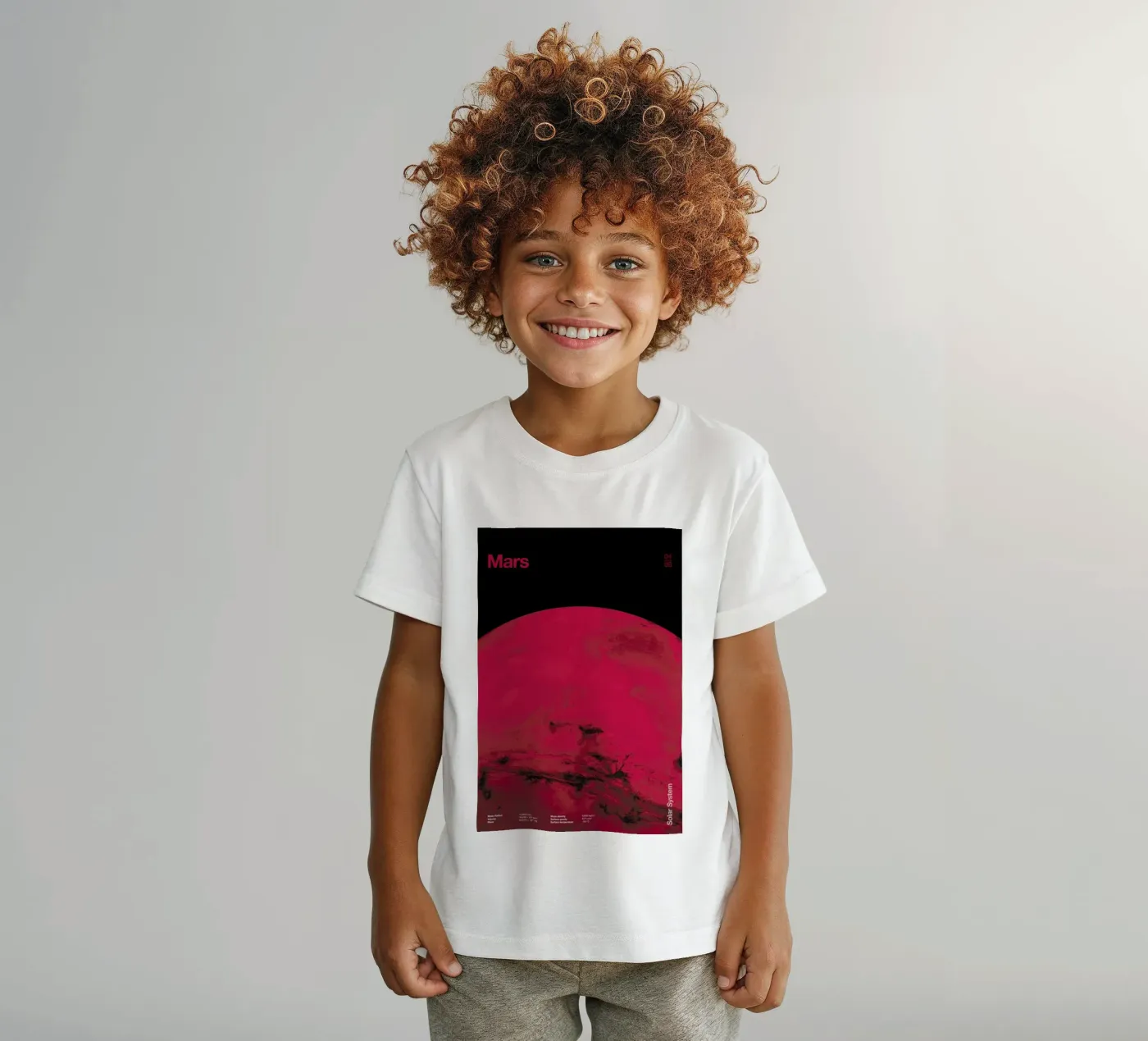 Mars t-shirt bambini da Florent Bodart