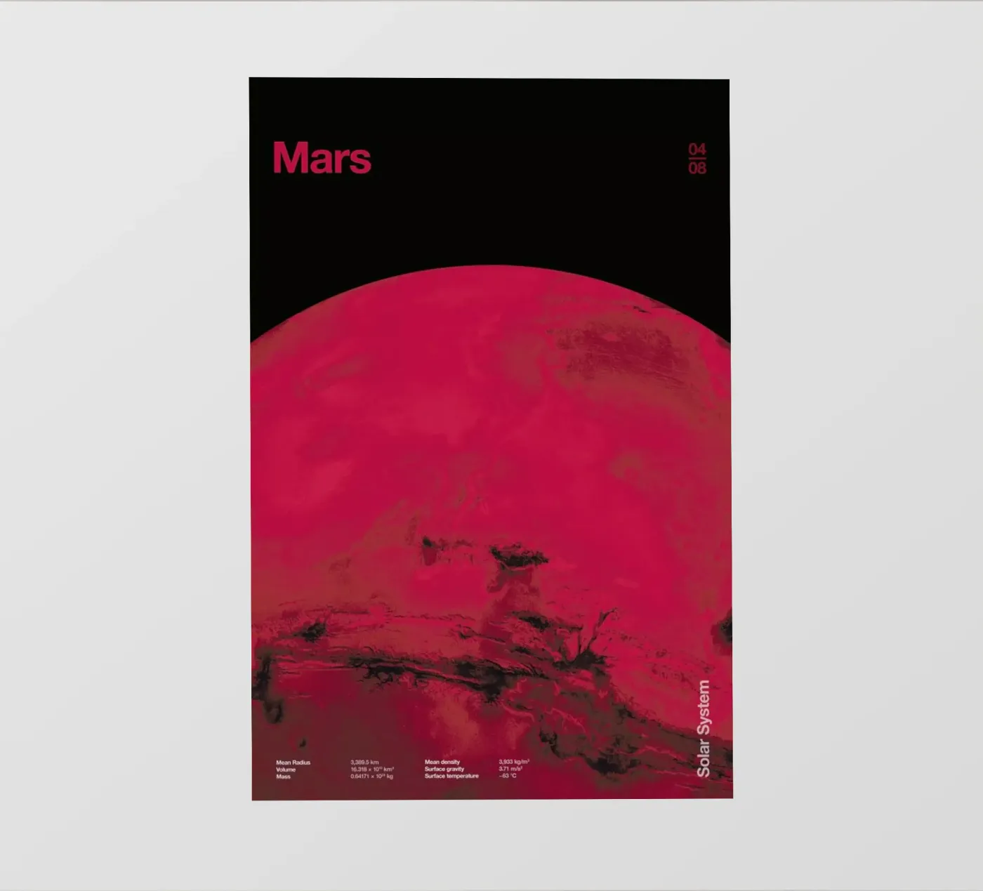 Mars Backlit Folie von Florent Bodart