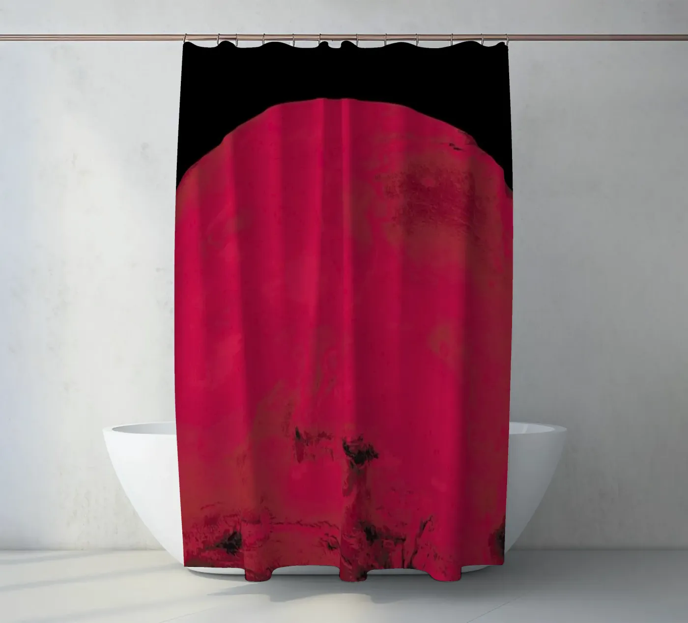 Mars Duschvorhang von Florent Bodart