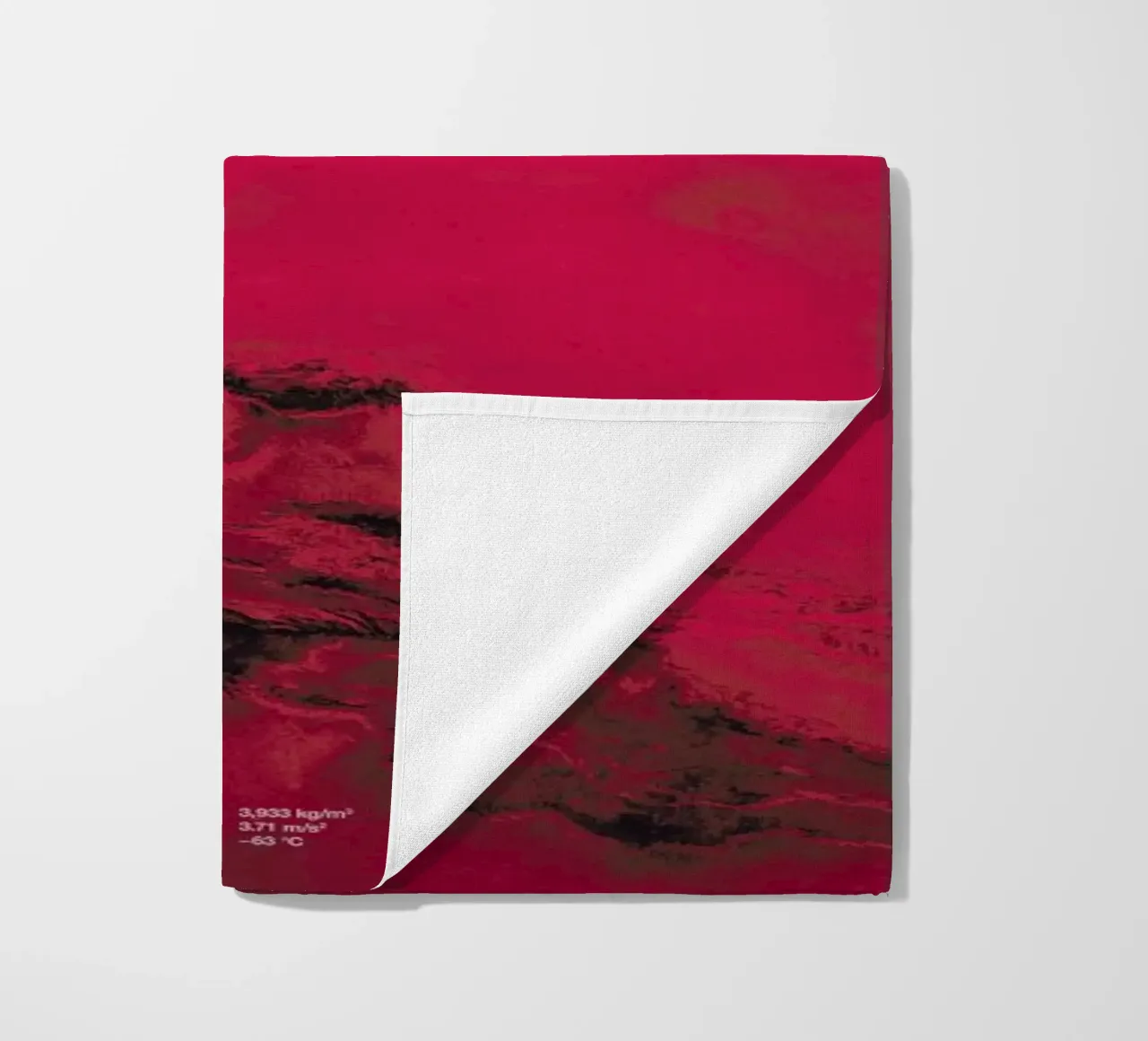 Mars beach towel by Florent Bodart
