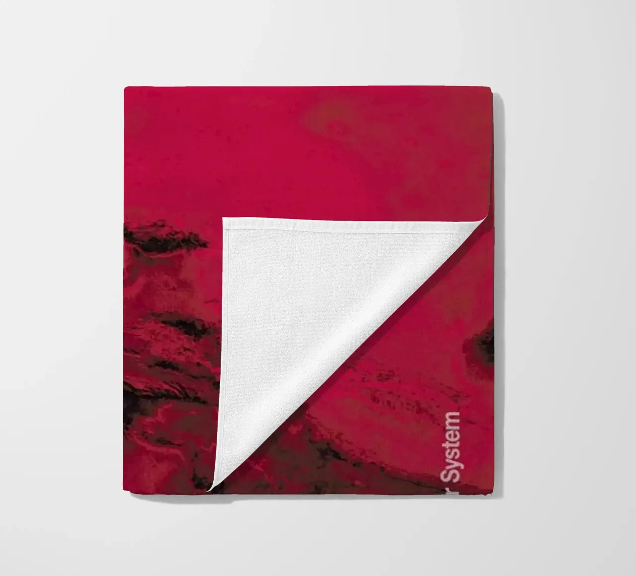 Mars beach towel by Florent Bodart