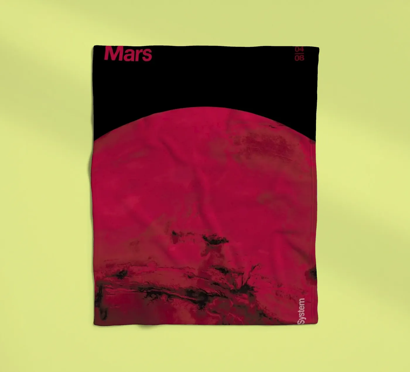 Mars plaid polaire de Florent Bodart